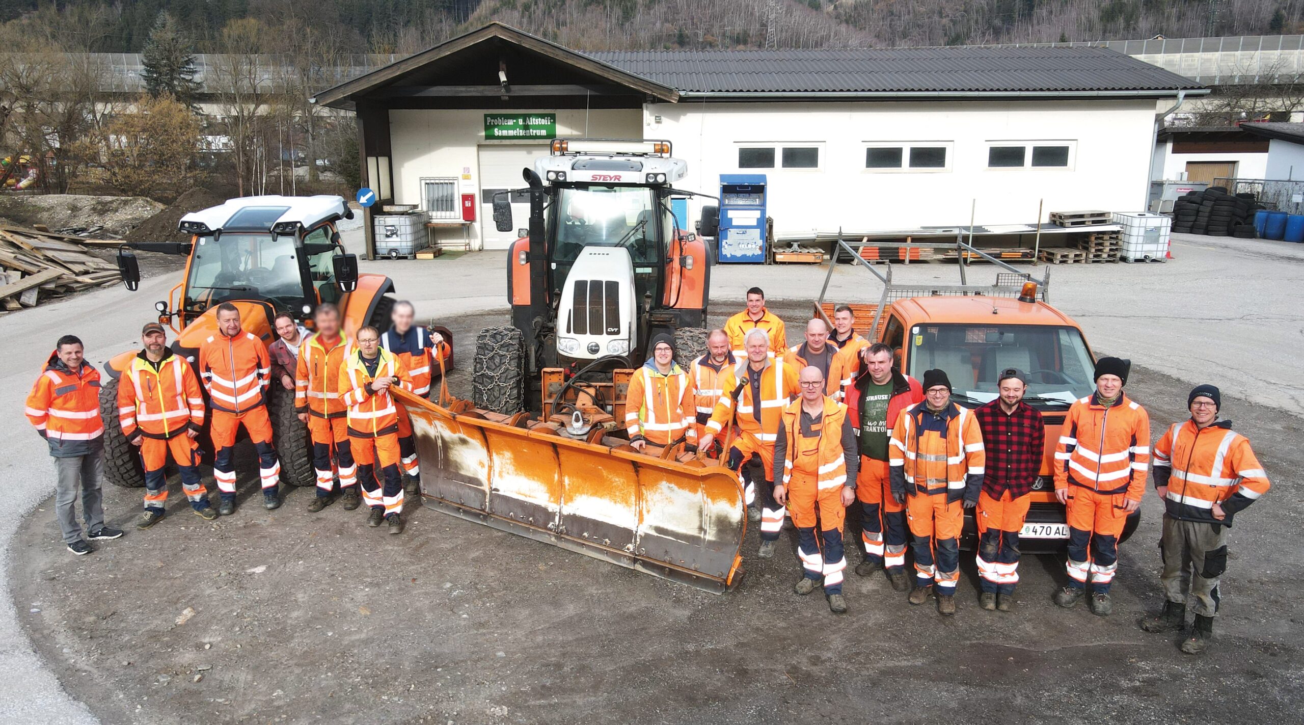 Unsere Wirtschaftshofmitarbeiter